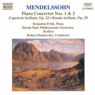 Benjamin Frith - Mendelssohn: Piano Concertos 1 & 2 (CD)