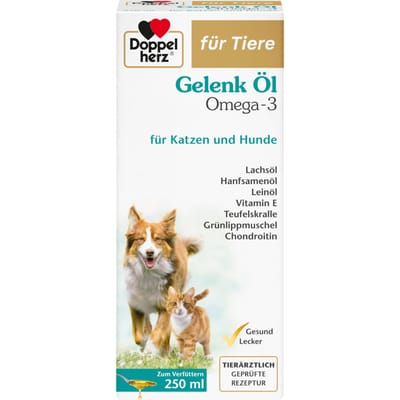 250ml Doppelherz Gewrichtsolie Aanvullende voeding voor katten en honden