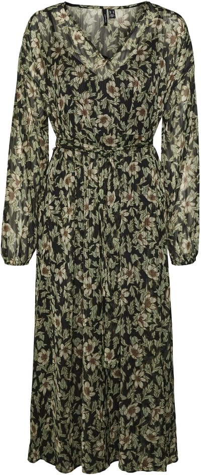 VERO MODA VMLIA L/S 7/8 DRESS WVN BTQ Dames Jurk - Maat S