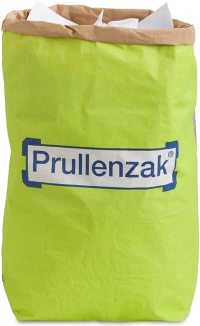 Papieren prullenzak groen - Papieren Zak XXL - 5 stuks per set