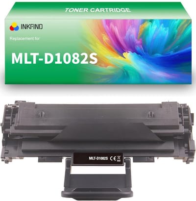 INKFIND MLT-D1082S Zwart tonercartridge Geschikt voor Samsung MLT-D108 MLT-D1082S 108S SU781A voor Samsung ML1640 ML1641 ML2240 ML2241 1 Pack Zwart