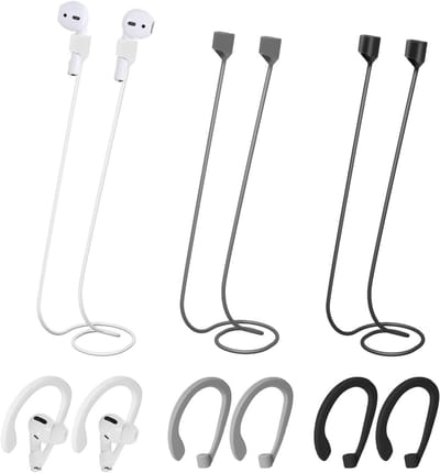 Zachte siliconen oordopjes lanyard met magnetische anti-verlies straps, 6-delige set met 3 lanyards en 3 paar oorklemmen voor optimale bescherming en comfort