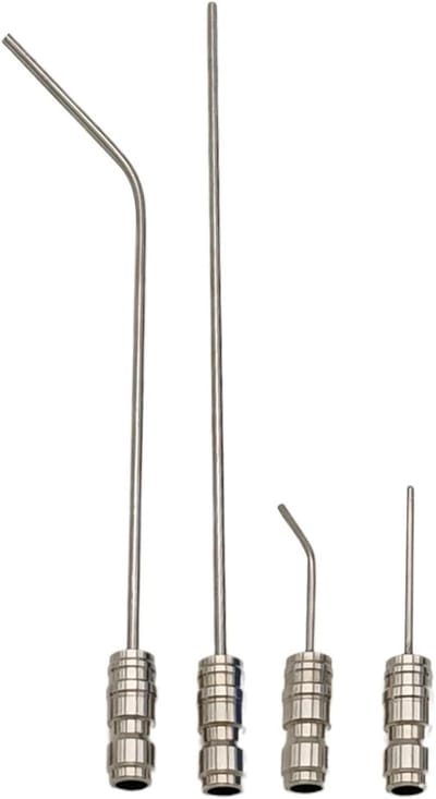 Hogedruksproeier Sproeikoppen - Reinigingsmondstukken - Oprit Schoonmaken - Quick Connect Ontwerp - 4 Stuks - Zilver