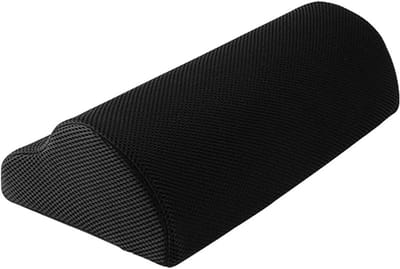 Voetkussen Onder Bureau - Voetensteun Kussen - Ontspanning Thuiswerken - Verlicht Vermoeidheid - 40 x 20 x 10 cm - Zwart