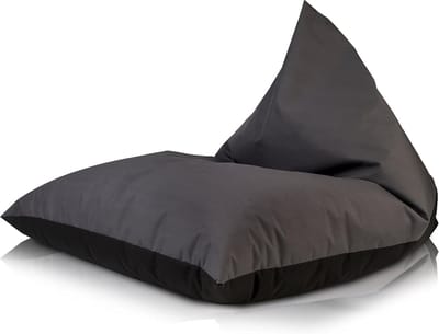 Zitzak vloerkussen - Zitpoef Outdoor - Buiten Ontspannen - 100% Waterdicht - 150 x 100 cm - Grijs