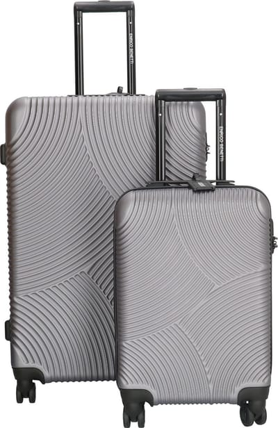 Enrico Benetti Louisville kofferset tweedelig - 39040-02 - Grijs