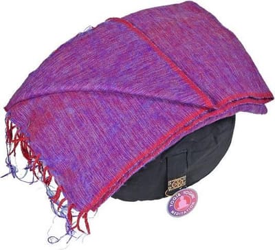 Yoga deken effen - violet