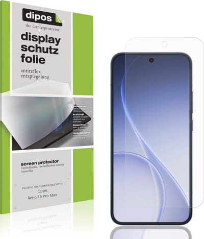 dipos – 4x Matte Beschermfolie geschikt voor Oppo Reno 15 Pro Max | Krasbestendige & antireflecterende Screenprotector Ultra-Thin