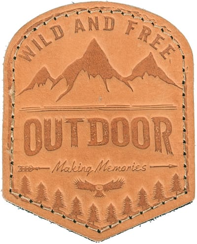 Embleem leer Outdoor #15080
