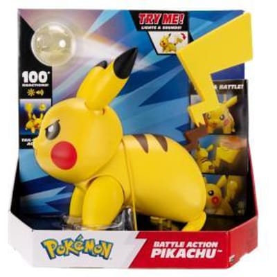 Pokémon - Deluxe Feature Figure - (Battle Action Pikachu)