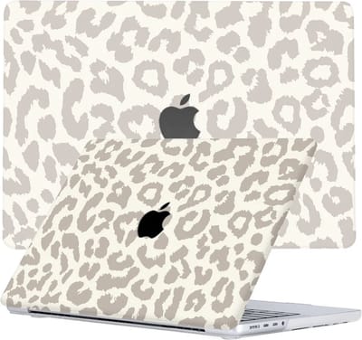 Lunso Geschikt voor MacBook Air 13 inch (2022-2026) cover hoes - case - Calm Serengeti