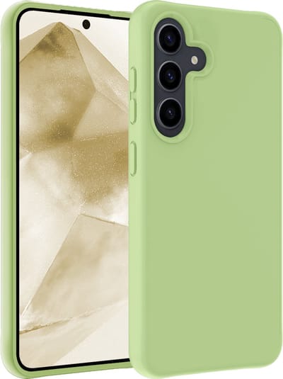Hoesje - Geschikt voor Samsung Galaxy A55 - Sterk & Shockproof - Hoes Cover - Siliconen Case - Telefoonhoesjes - Groen