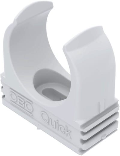 OBO Bettermann Quick-klem brandvertragend M25 polypropyleen reinwit RAL 9010, 2149363