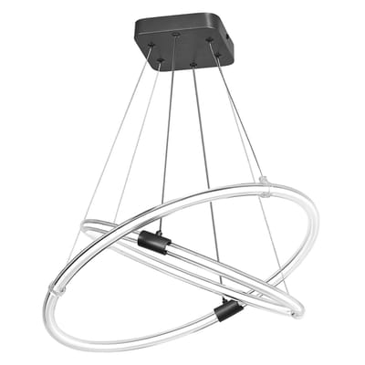 OSRAM Decor Celestio Hanglamp, 21W, 2400lm, 3000K, Donkergrijs, Polycarbonaat, Click Dim, Filamentontwerp