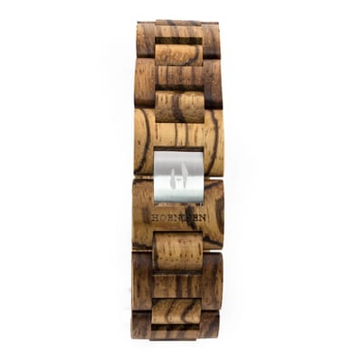 Hoentjen, houten armband - Zebrano, 22mm