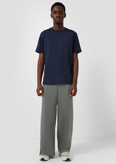 Pantalon jogging recht met ruime pasvorm QS