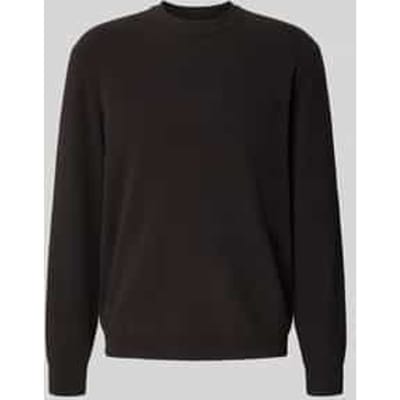 Regular fit shirt met lange mouwen en ronde hals