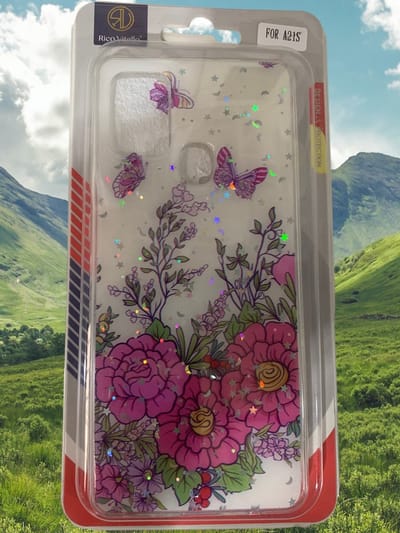 Silicone hoesje Geschikt voor Samsung Galaxy A21s/TPU back cover print (4)