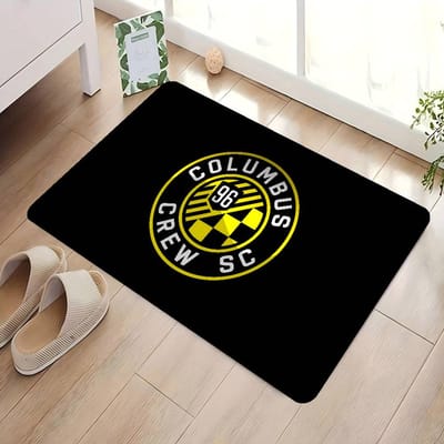 C-Columbus Crew SC Badmat Antislip Absorbeert Water Lange Strook Kussen Slaapkamer Mat Welkom Deurmat 40x60 cm