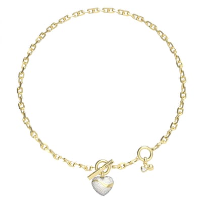 GUESS halsketting In My Heart Chain Necklace Yellow Gold goudkleurig