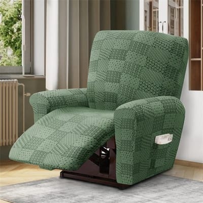 Elastische Fauteuil Bankhoes Voor Woonkamer Jacquard Lazy Boy Stoelhoezen Gesplitst Antislip Fauteuilhoes Bank Sliphoes