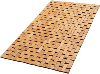 Bamboe Badmat - Douchemat Hout - Veilig Douchen - Antislip Oppervlak - 40x60 cm - Natuurlijk