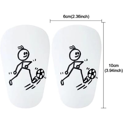 Loogdeel Mini Scheenbeschermers Slijtvast Schokabsorberend Beensteun Voetbaltraining Scheenbeschermers Voetbaltraining Scheenbeenbord