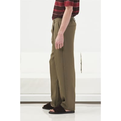 Hoge Taille Plissé Rechte Pantalon