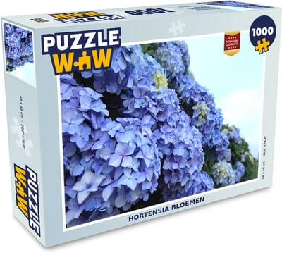 Puzzel Hortensia bloemen - Legpuzzel - Puzzel 1000 stukjes volwassenen