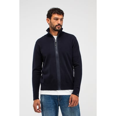 Butcher of Blue Clifton Full Zip Alaska Blue Size: M | Cardigans Outlet | Heren | Blauw