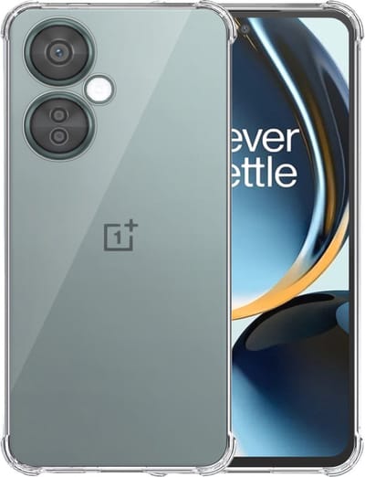 Telefoonhoesje Geschikt voor OnePlus Nord CE 3 Lite Transparant - Shockproof TPU Siliconen Case met Stootrand Doorzichtig - Smartphonica geschikt voor OnePlus Nord CE 3 Lite