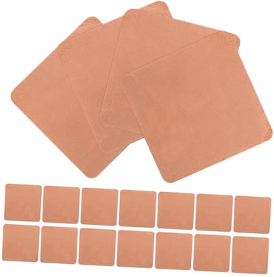 Koperen Platen - Warmteafvoer Vellen - Elektronica Koelen - Uitstekende Thermische Geleiding - 20 Stuks - Goud