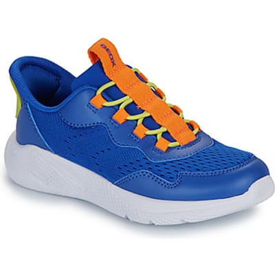 GEOX SPRINTYE FAST IN JONGENS Sneakers - KONINGSBLAUW/ORANJE - Maat 30