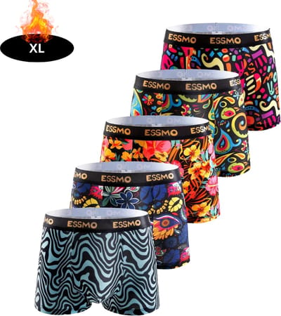 Livano Onderbroeken Heren - Boxershort - Ondergoed - Boxer - Underwear - Mannen - 5 Pack - Gemengd - XL
