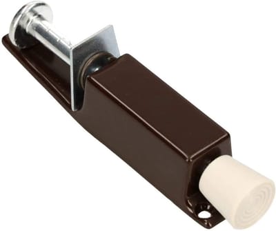Deurvergrendeling - Deurstopper - Veiligheid Thuis - Pedaalbediening - 13 cm - Bruin