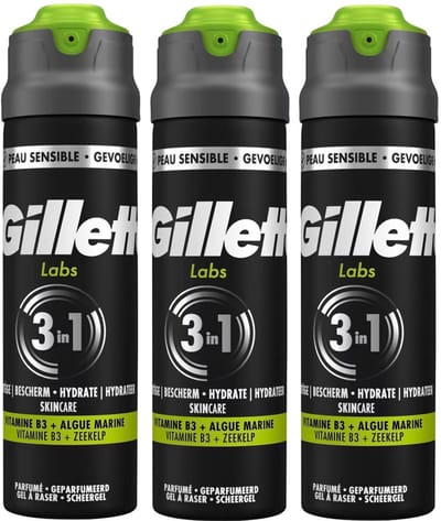 Gillette Labs Scheergel - 3 x 198 ml - Voordeelverpakking