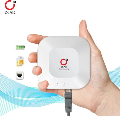 Olax MT30 MiFi Router - 4G LTE Pocket WiFi - Ontgrendeld - Met Ethernet Poort - Type-C - 150Mbps - Bypass B28 - Mobiele Breedband Router - Wit