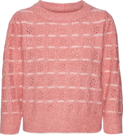Vero Moda New Leonor 3/4 Crewneck Sweater Dames - Maat M