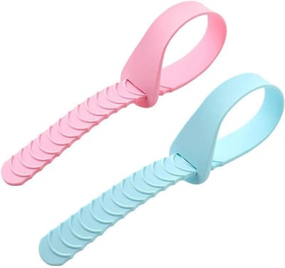 Toiletdeksellifter - Badkamer accessoires - toiletbril lifter - 2 stuks - Toiletdeksel lifter - toiletdeksellifter - toilet bril lifter - Toilet deksel lifter - WC bril handvat - WC bril lifter - toiletbrillifter - Roze + blauw