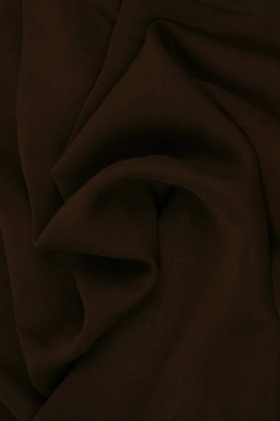 15 meter chiffon stof - Bruin - 100% polyester