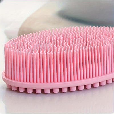 Brosse de douche Brosse de nettoyage en silicone brosse de douche éponge brosse de nettoyage du corps Convient pour salle de bain, baignoire, toilettes, convient pour hommes et femmes