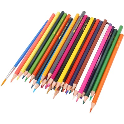 Aquarelpotloden Assorti Kleuren Voorgeslepen Levendig Zeshoekige Potloodhouders Kleurpotloden om mee te kleuren