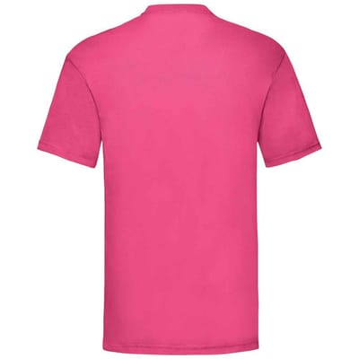 Fruit of the Loom Heren Valueweight T-Shirt (Fuchsia)