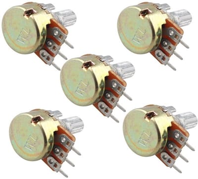 Dailygoody - Potentiometer 5K - Elektronische Component - Knurled