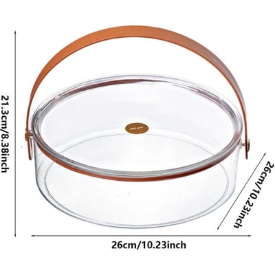 Assiette de rangement pour collations aux fruits, plateau de service divisé avec poignée, récipients de stockage des aliments, fruits secs, noix, bonbons, craquelins, chips gray