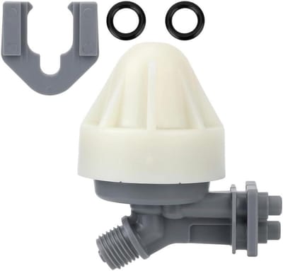 Waterontharder Kit - Mondstuk Set - Waterkwaliteit Verbeteren - Lekvrije Afdichting - Compact Formaat - Beige