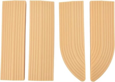 Drempelhulp voor rolstoelen en scooters, toegankelijkheidshulpmiddel met montageprofiel, instaplijst voor senioren en gehandicapten, rubber, 100 cm.