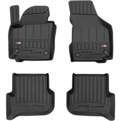 FROGUM PROLINE Automatten - Geschikt voor SEAT ALTEA (2004-2015) - 4-delig - TPE Rubber - Zwart