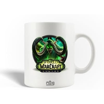 Keramische Mok - World of Warcraft - Legion - 30cl - Vaatwasmachinebestendig - Wit