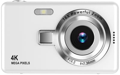 longziming -Digitale camera 1080P – Handheld videocamera – 96MP Foto’s – 16x Digitale Zoom – TFT-scherm 2,4" – Sportmodus, Timer, Filters – Hoge Resolutie Foto & Video voor Kinderen – Zonder Geheugenkaart